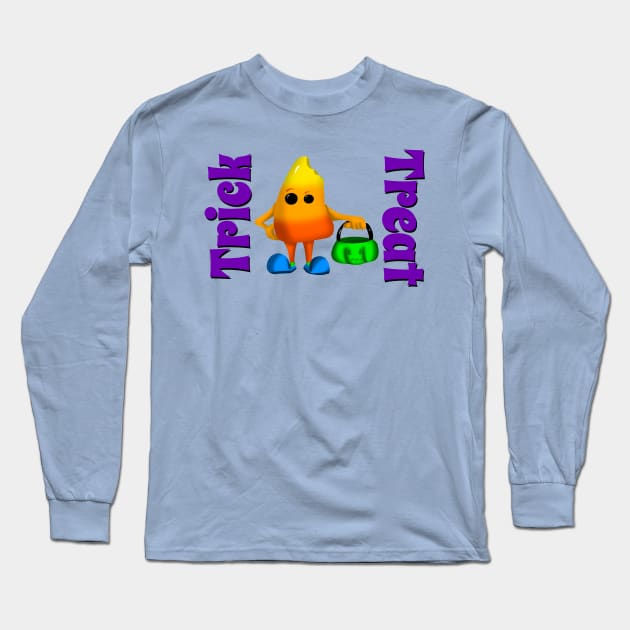 Trick Treat Long Sleeve T-Shirt by skrbly